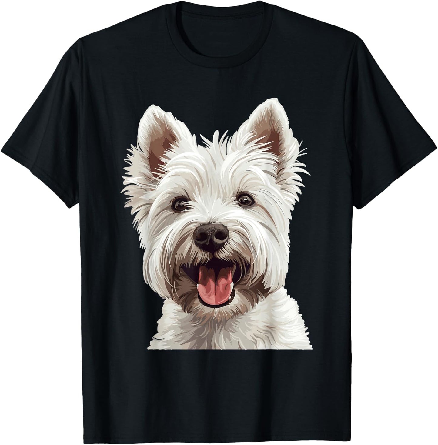 West Highland White Terrier Dog Breed Westie T-Shirt - T-Shirt | Black