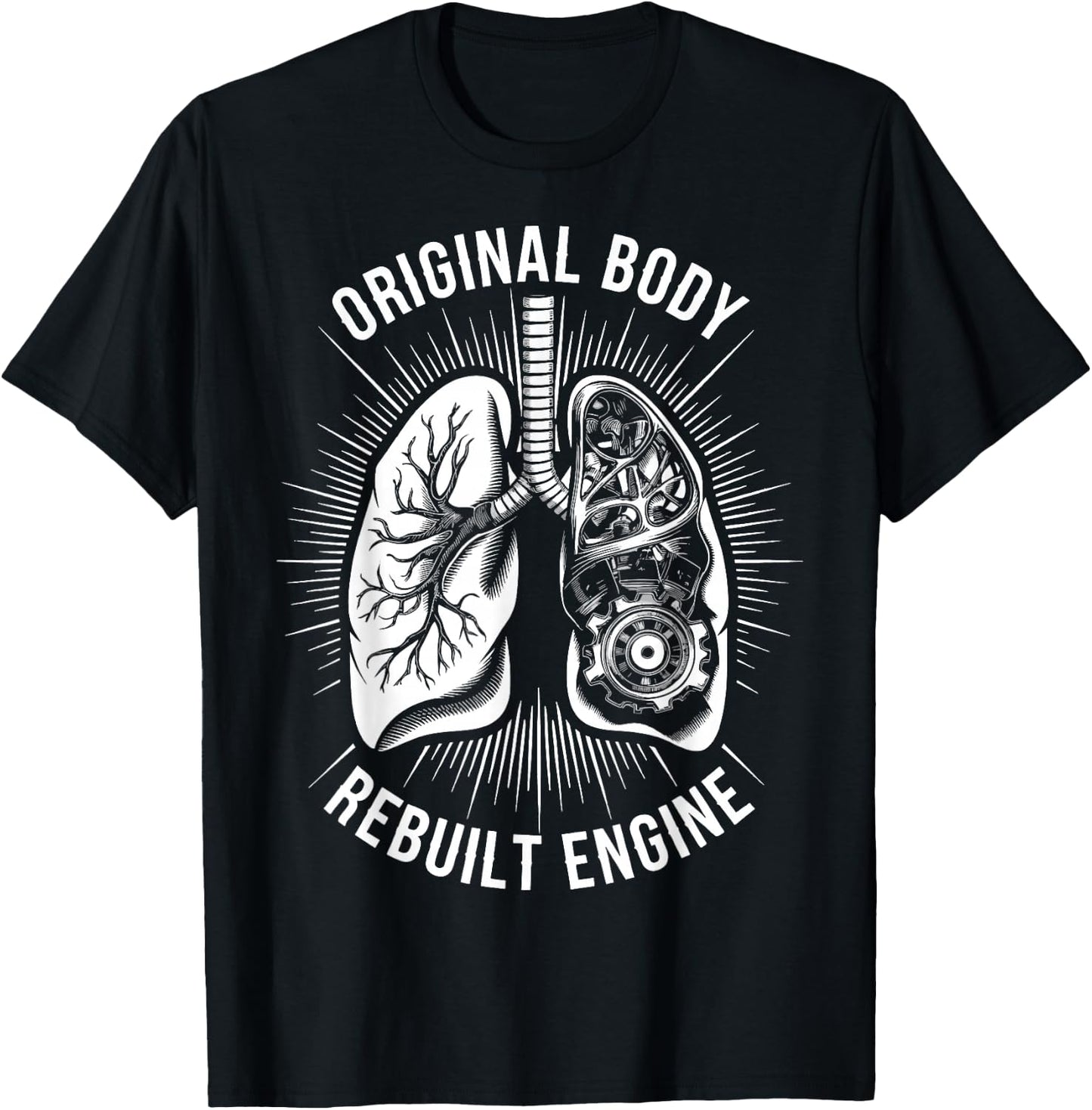 Original Body Rebuilt Engine T-Shirt - T-Shirt | Black
