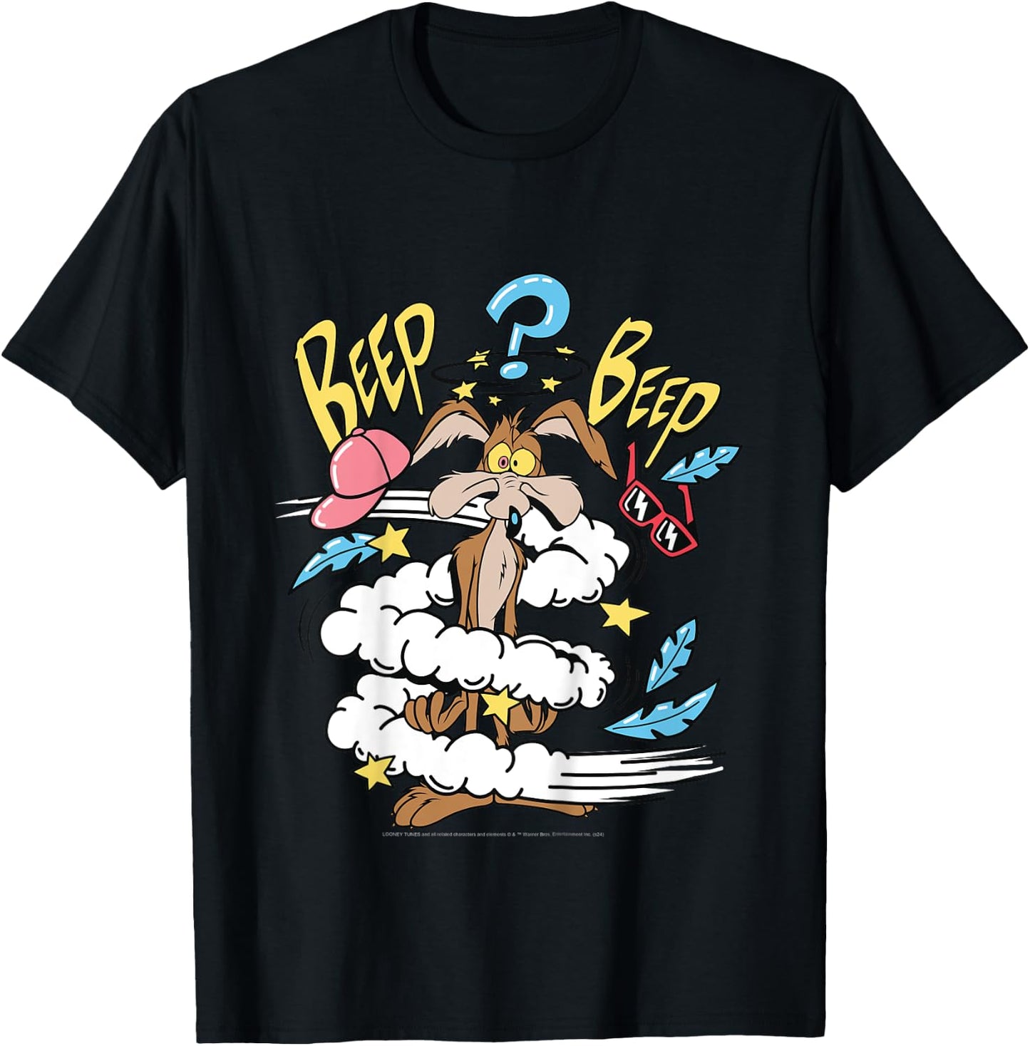 Kids Looney Tunes Coyote Daze Camiseta T-Shirt - T-Shirt | Black