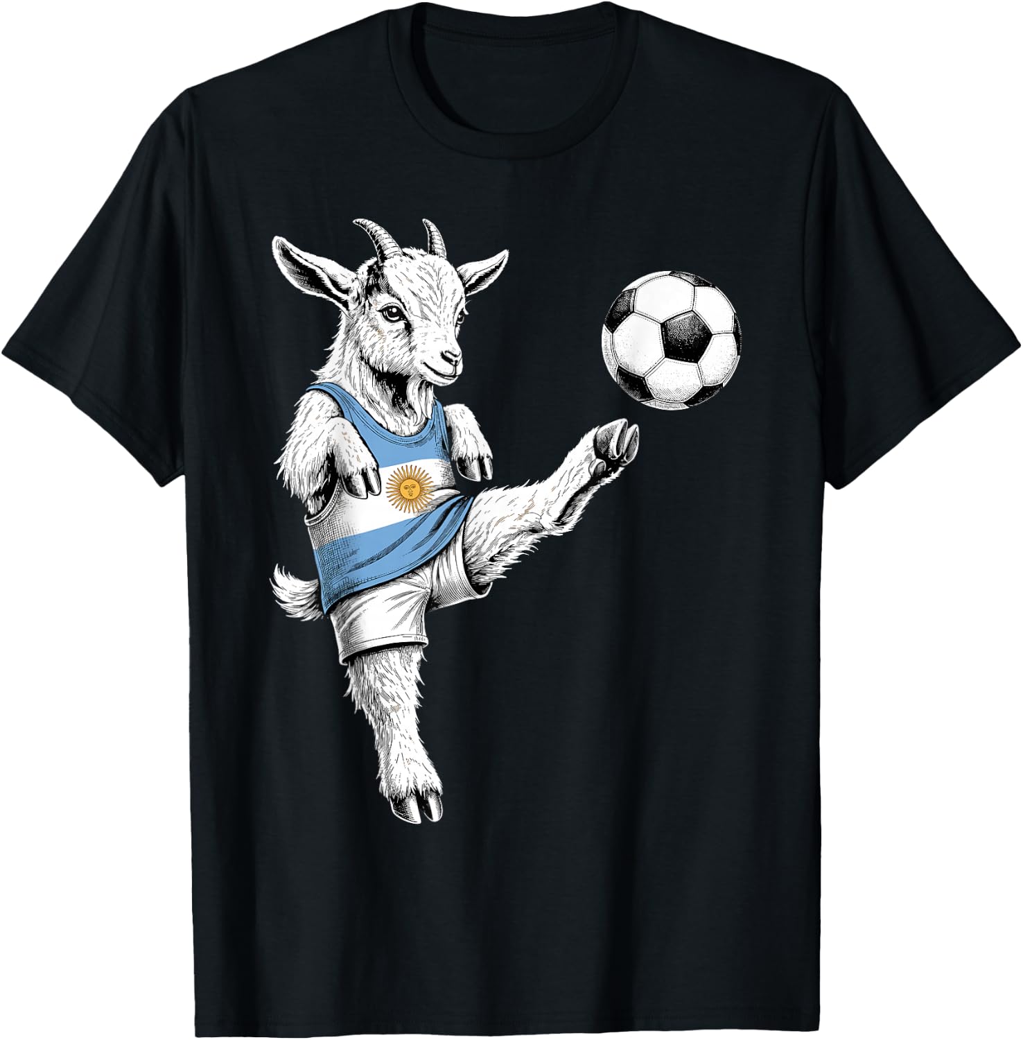 Argentinian Flag Men Women Kids Argentina T-Shirt - T-Shirt | Black