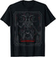 Lucifer Sigil Goat Skull Crescent Moon Baphomet Satanic T-Shirt - T-Shirt | Black