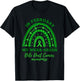 In February We Wear Green Rainbow Bile Duct Cancer Awareness T-Shirt - T-Shirt | Black