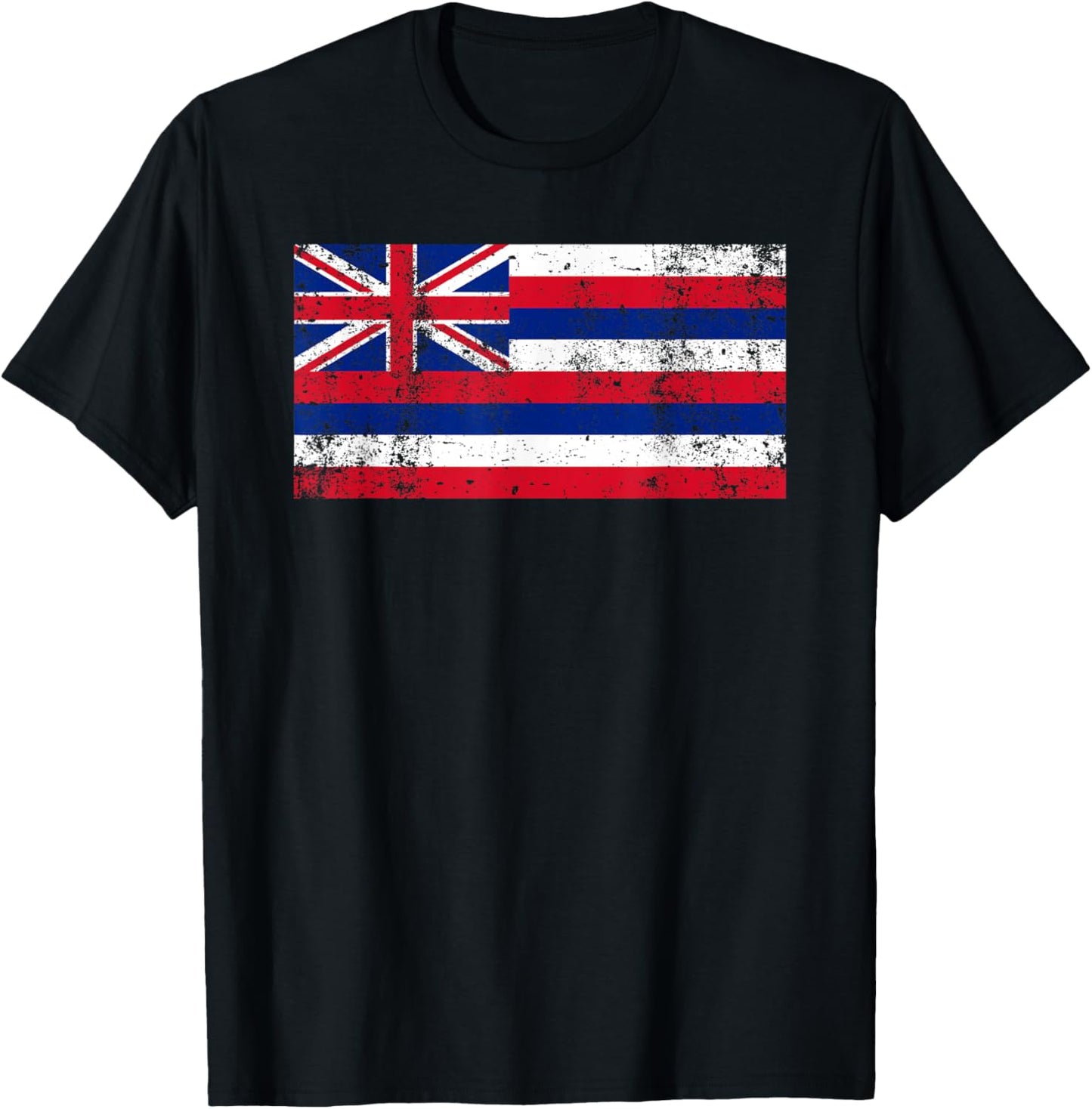 State of Hawaii Flag Hawaiian Flag Island Shirt Hawaii Love T-Shirt - T-Shirt | Black