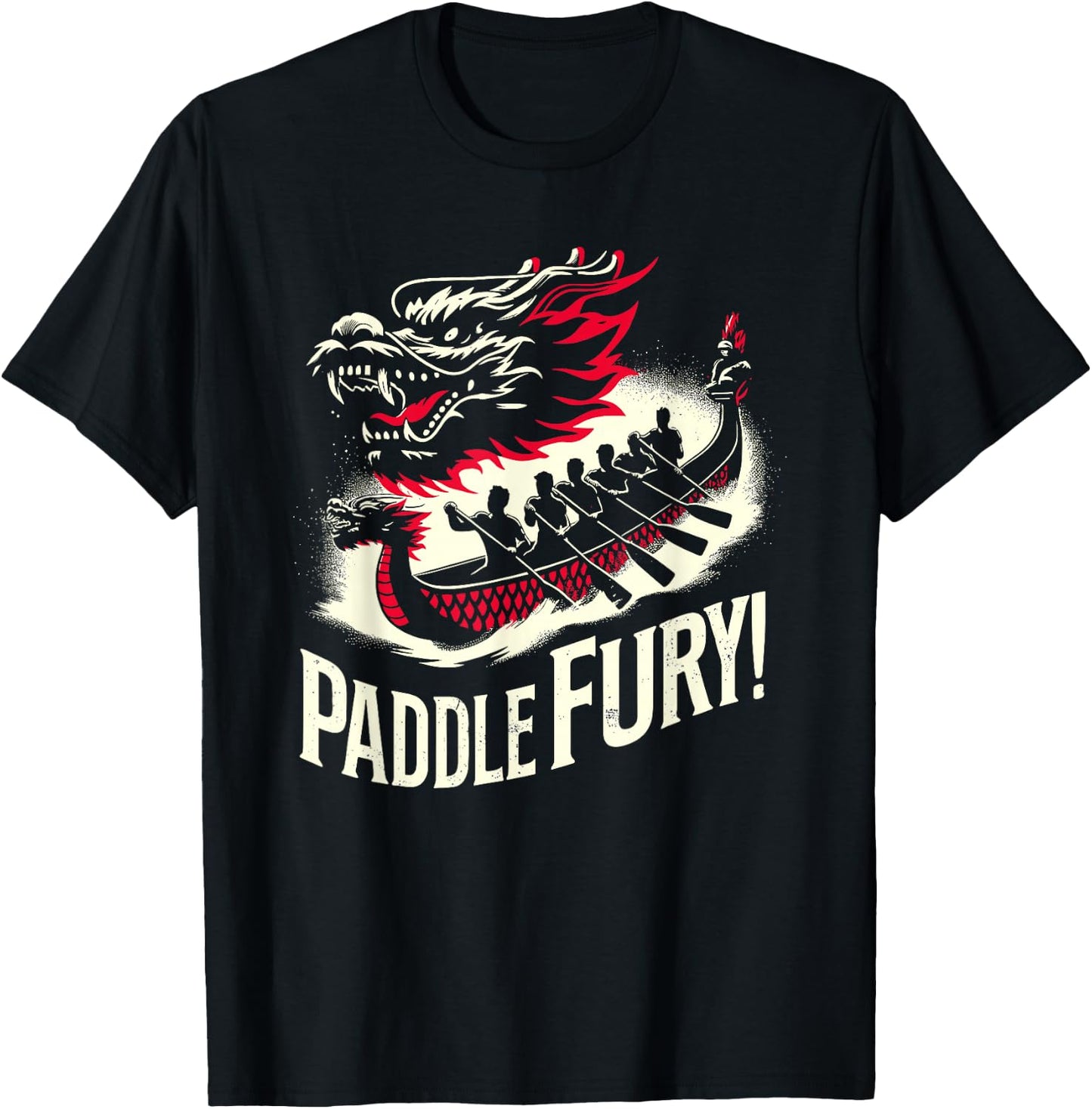 Dragonboat Dragon Boat Racing Dragon Boat Festival T-Shirt - T-Shirt | Black