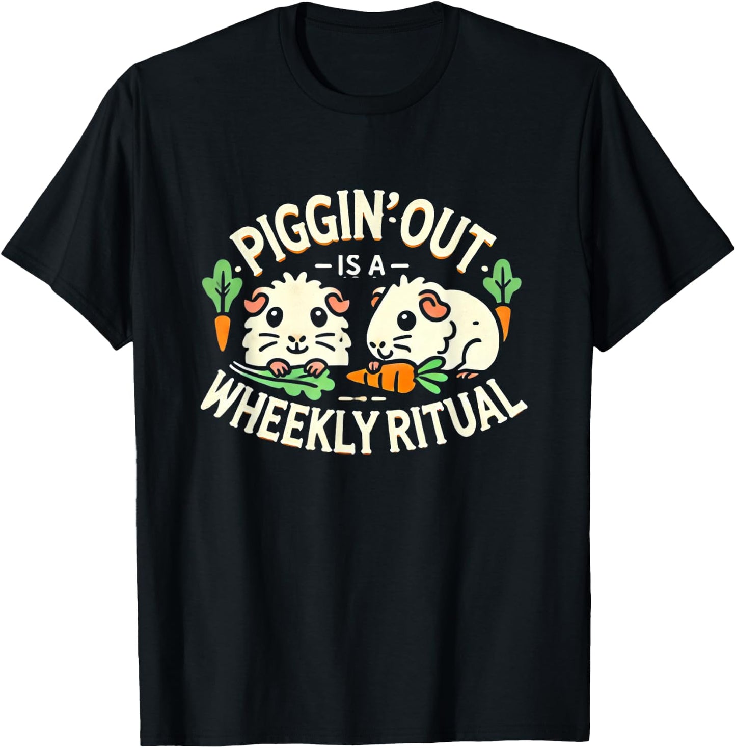 Funny Guinea Pig Guinea Pigs Guinea Pig Lover T-Shirt - T-Shirt | Black