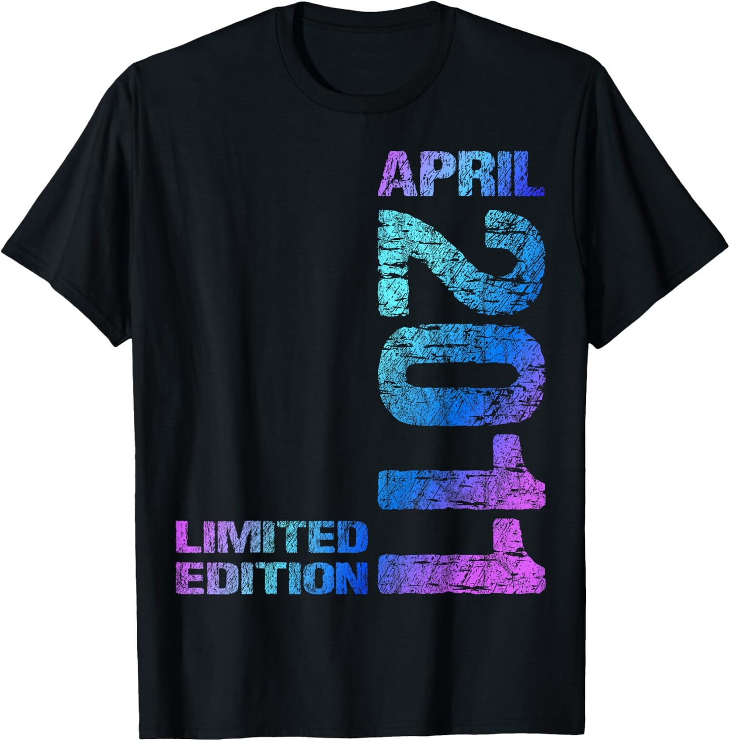 April 2011 Junge Mädchen 15. Geburtstag Limited Edition 15 T-Shirt - T-Shirt | Black