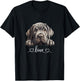 Cute Dog Graphic Love Neapolitan Mastiff Dog T-Shirt - T-Shirt | Black