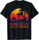 Retro Sunset Pismo Beach California Summer Vacation Gift Men Women Girls Kids T-Shirt - T-Shirt | Black