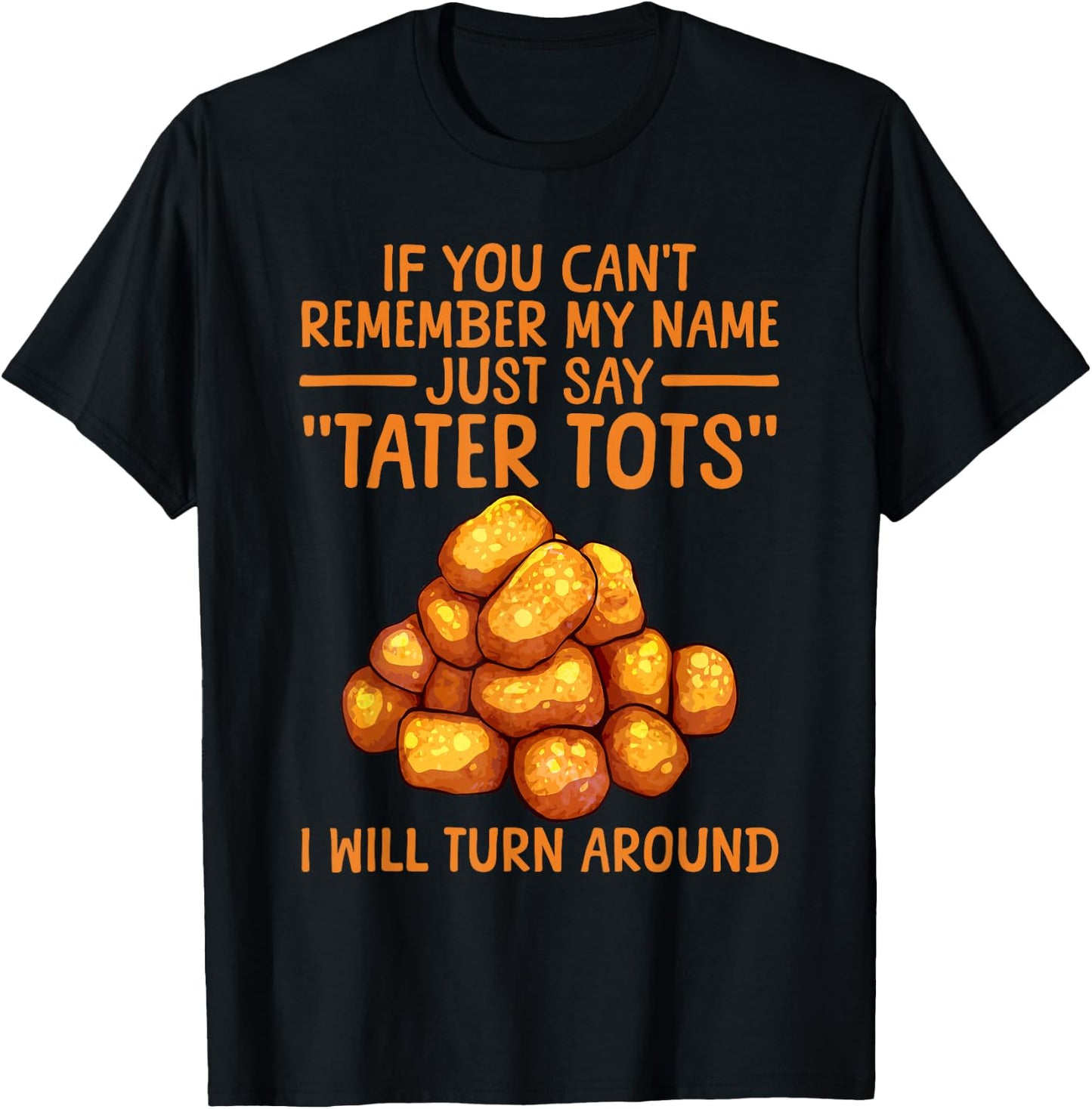 Tater Tot Design Women Kids Potato Tater Tot Lover T-Shirt - T-Shirt | Black