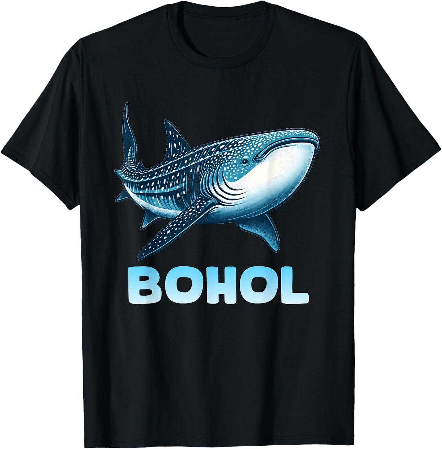 Whale Shark from the Philippines T-Shirt - T-Shirt | Black