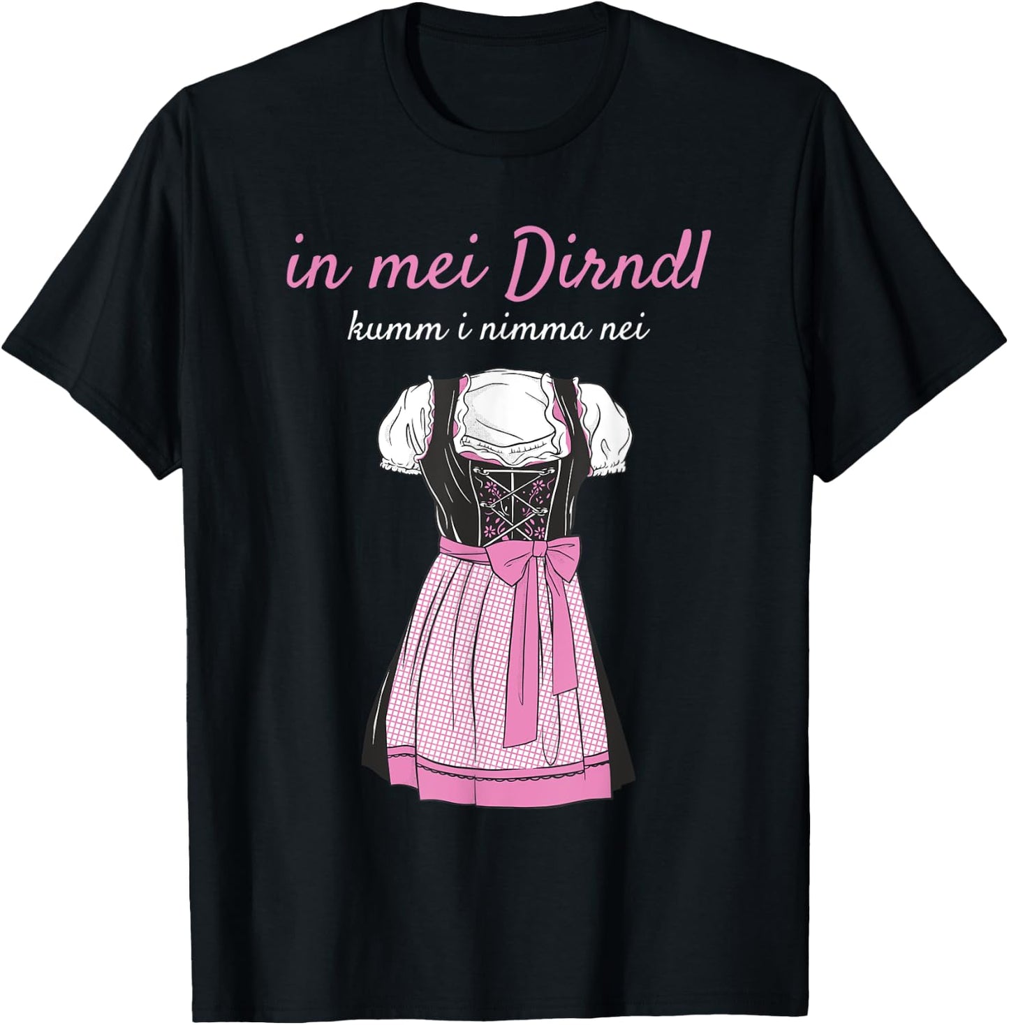 Volksfest Blouse In Mei Dirndl Kumm I Nimma Nei Replacement Dirndl , black T-Shirt - T-Shirt | Black