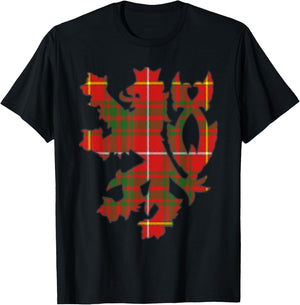 Clan Bruce Tartan Scottish Family Name Scotland Pride T-Shirt - T-Shirt | Black