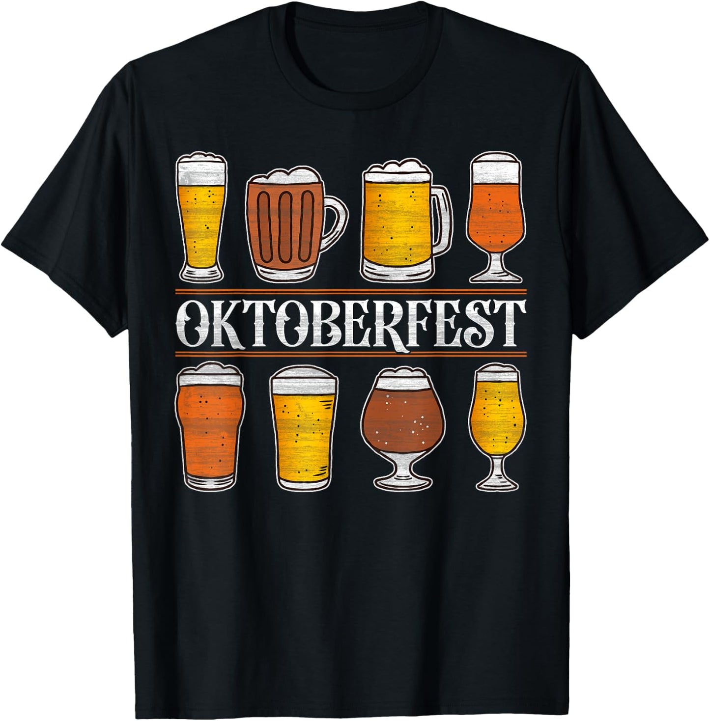 Beer Festival Funny Octoberfest Men Women German T-Shirt - T-Shirt | Black