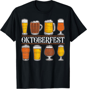Beer Festival Funny Octoberfest Men Women German T-Shirt - T-Shirt | Black