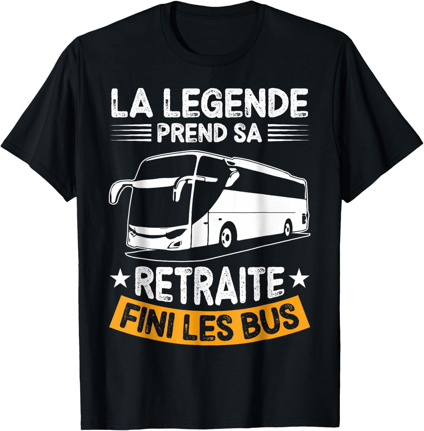 Retired 2024 Legend Retires Gone Buses , Black, S T-Shirt - T-Shirt | Black