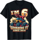 6 Year Old Boys 6th Birthday Dinosaur Monster Truck Party T-Shirt - T-Shirt | Black