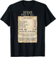 Jesus Paid It All Receipt Religious Christian Retro on Back T-Shirt - T-Shirt | Black