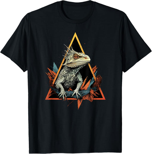 Bearded Dragon, Beardie Lovers, Pogona Enthusiast T-Shirt - T-Shirt | Black