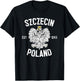 Szczecin Poland Polish Eagle Heritage Pride Dyngus Day T-Shirt - T-Shirt | Black