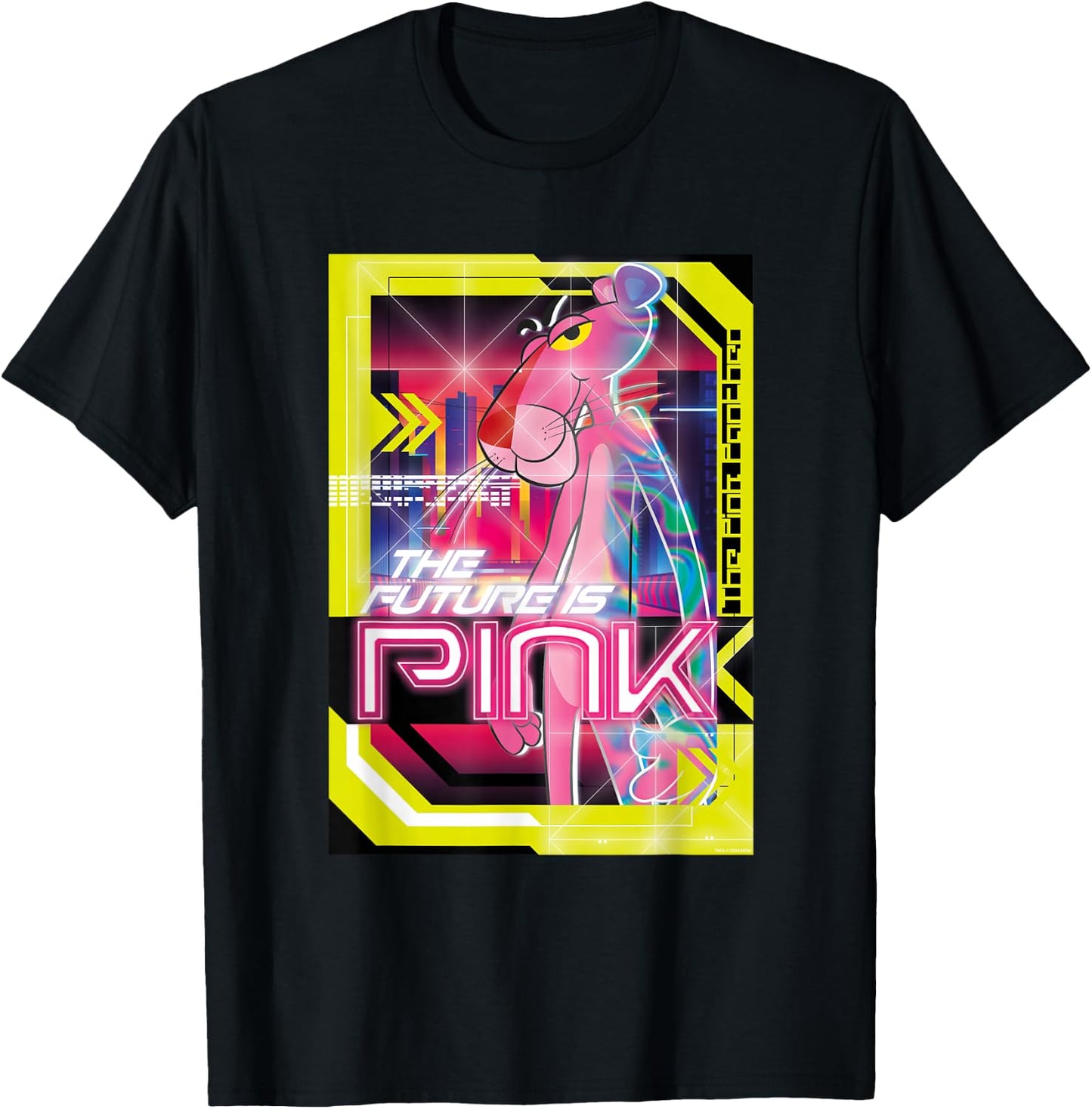 Pink Panther The Future is Pink T-Shirt - T-Shirt | Black