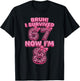 Bruh I Survived 6 7 Now I'm 8 Pink Coquette Bow 8th Birthday T-Shirt - T-Shirt | Black