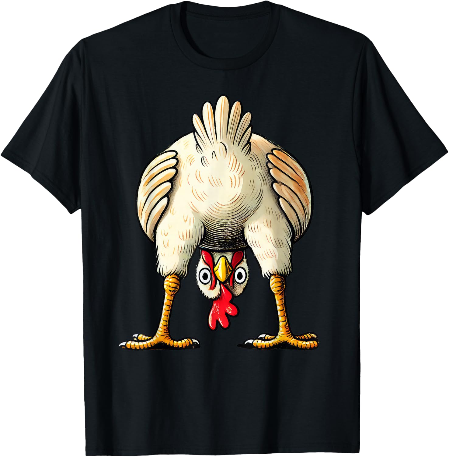 Chicken Chicken Owner Hen Decorative Costume Outfit Funny , black T-Shirt - T-Shirt | Black