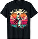 Jesus Has Rizzen He Is Rizzen Jesus Is Rizzen Cool Jesus T-Shirt - T-Shirt | Black