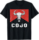 Retro Cojo Johnson Bull Skull Music Country 70s Cowboy Boots T-Shirt - T-Shirt | Black