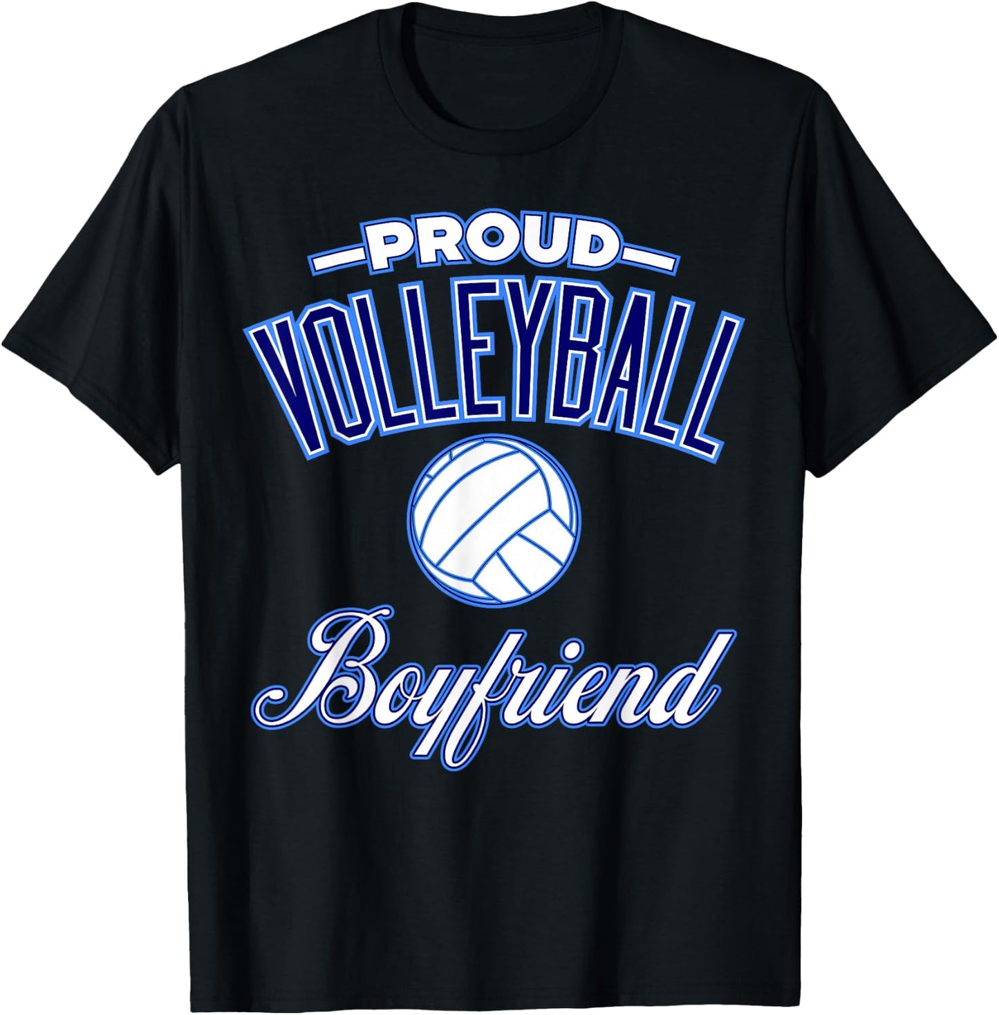 Volleyball Boyfriend Shirt T-Shirt - T-Shirt | Black