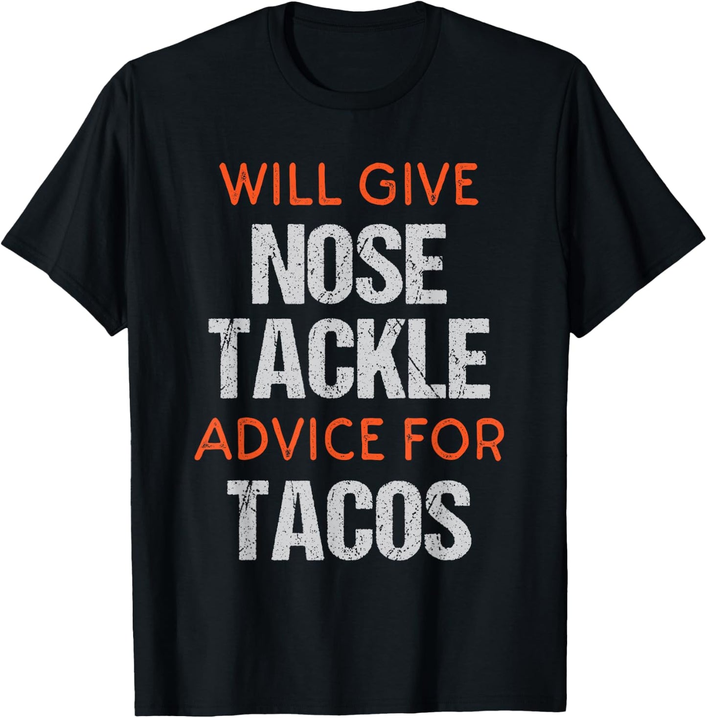 Funny Football Player Defensive Nose Tackle Position Gifts T-Shirt - T-Shirt | Black