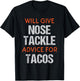 Funny Football Player Defensive Nose Tackle Position Gifts T-Shirt - T-Shirt | Black