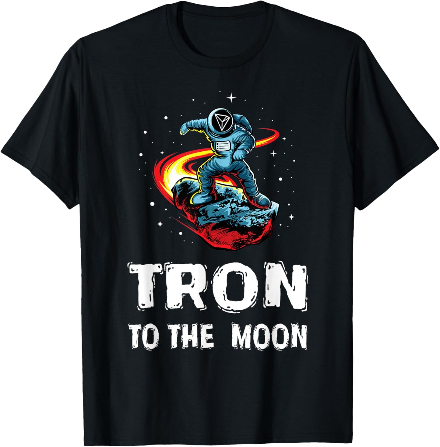 TRX Tron to the Moon Shirt, Funny Tron Astronaut Space Suit T-Shirt - T-Shirt | Black
