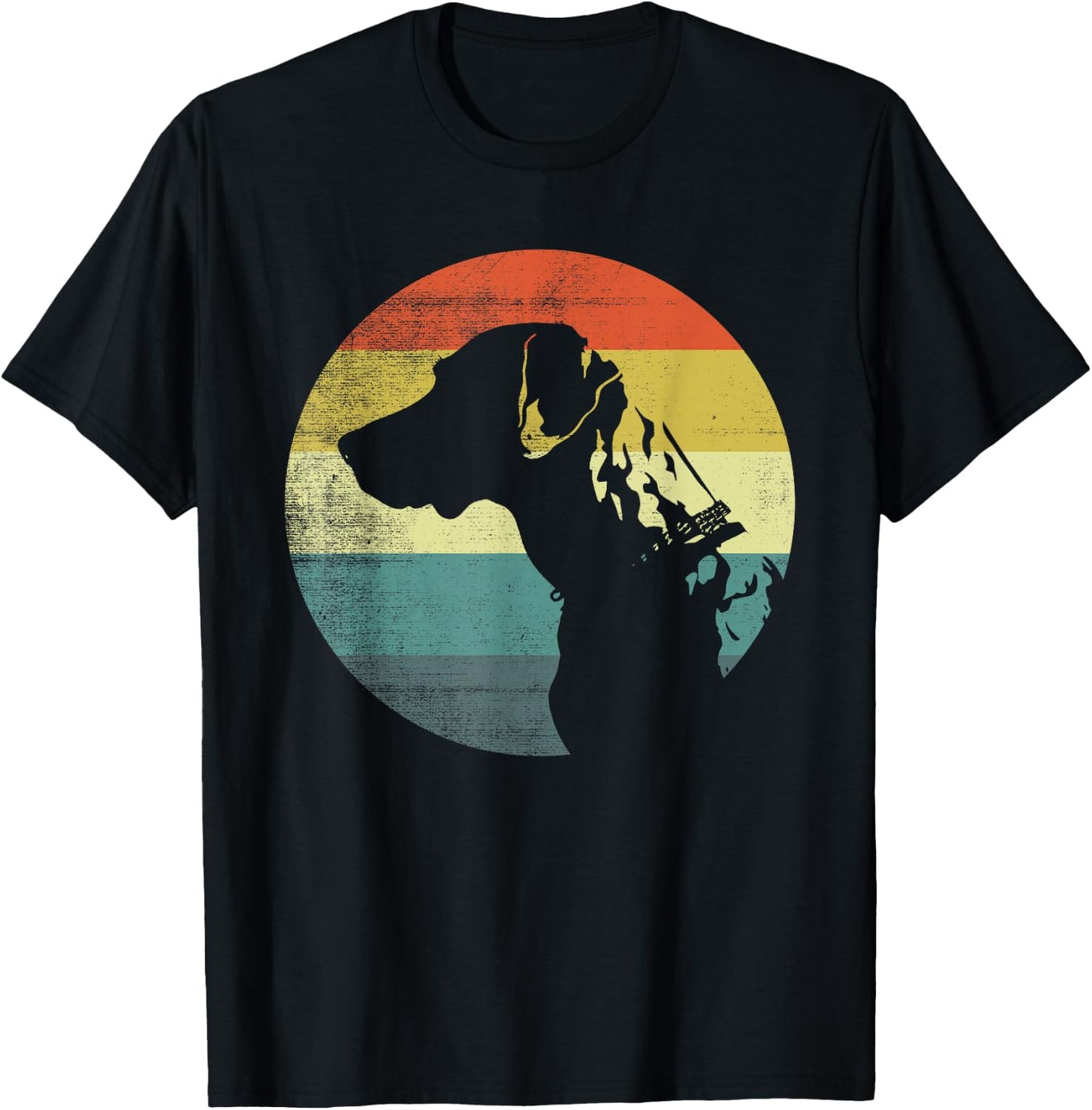 Catahoula Leopard Dog Retro Design T-Shirt - T-Shirt | Black