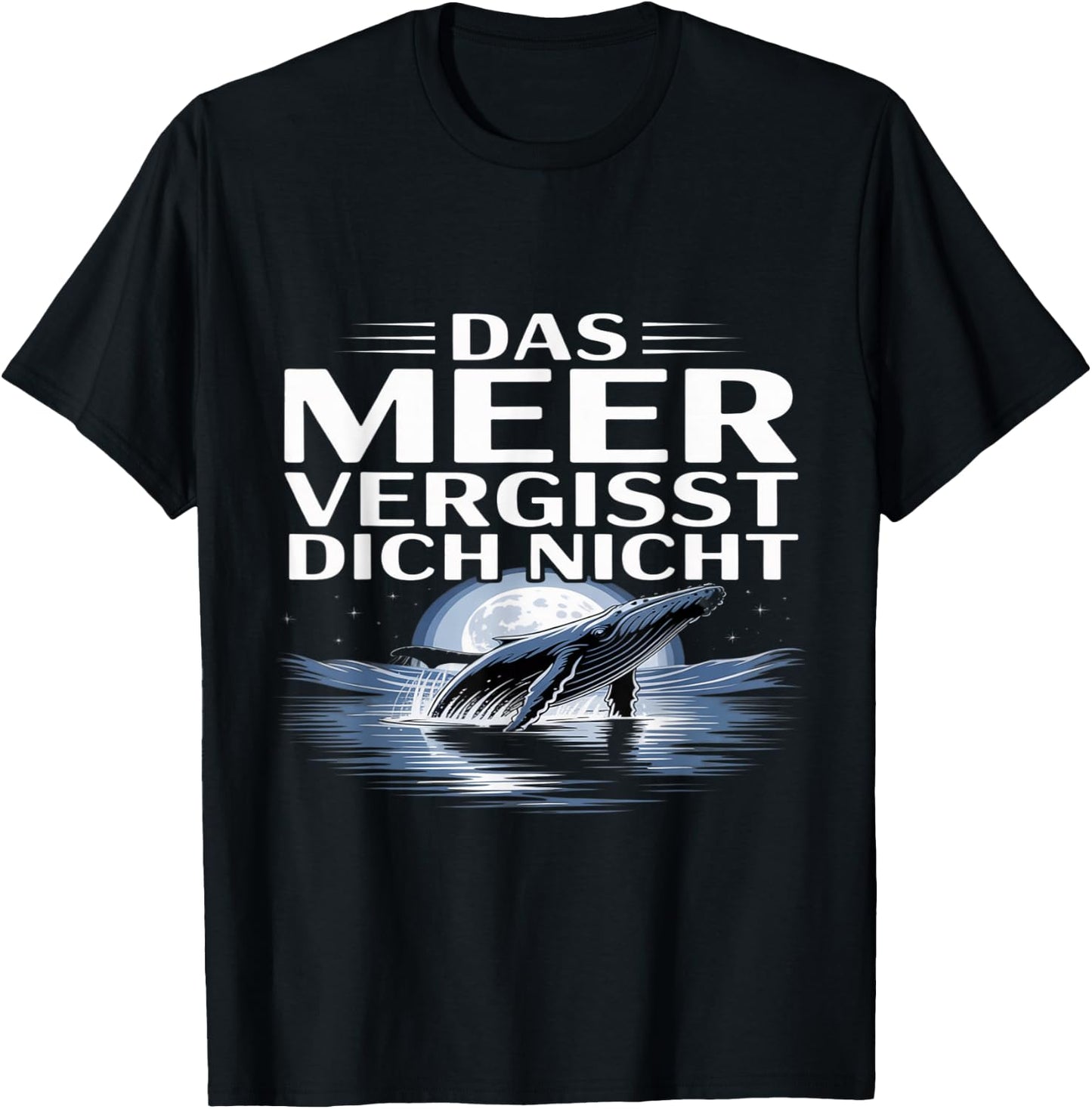 Das Meer Vergisst Dich Nicht Timmy Hope Buckelwal T-Shirt - T-Shirt | Black