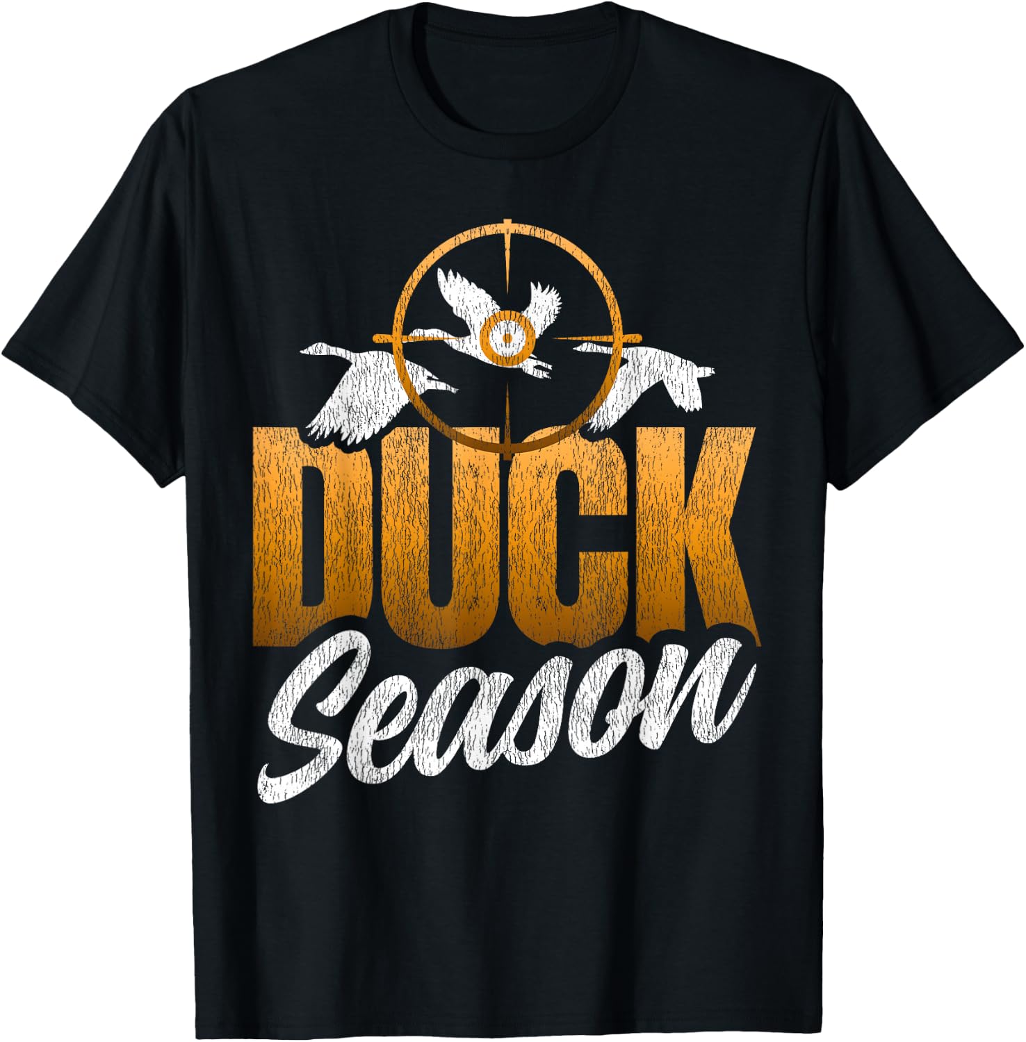 Duck Hunting Hunter Vintage Duck Season T-Shirt - T-Shirt | Black