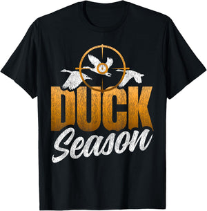 Duck Hunting Hunter Vintage Duck Season T-Shirt - T-Shirt | Black