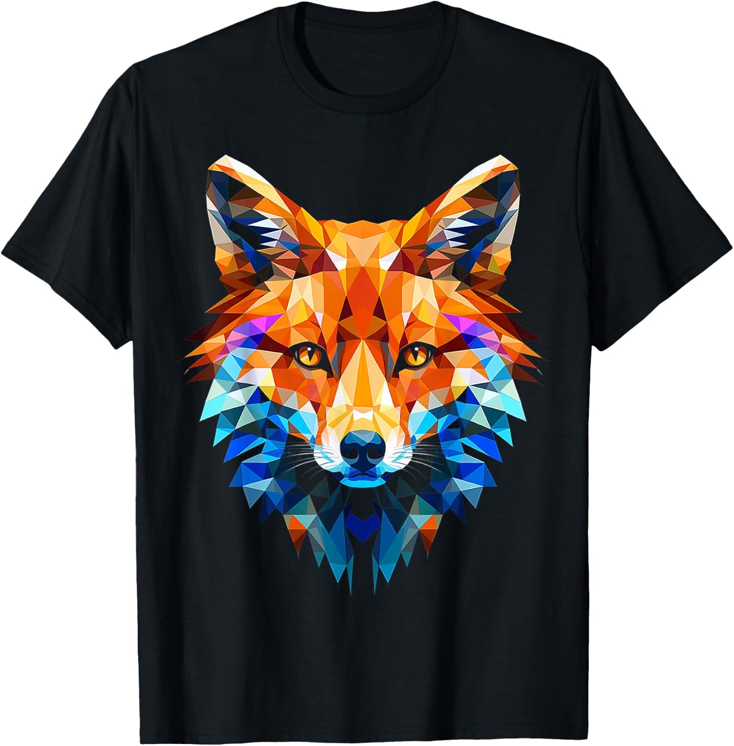 Fox Animal Zoo Kunstwerk Fuchs T-Shirt - T-Shirt | Black