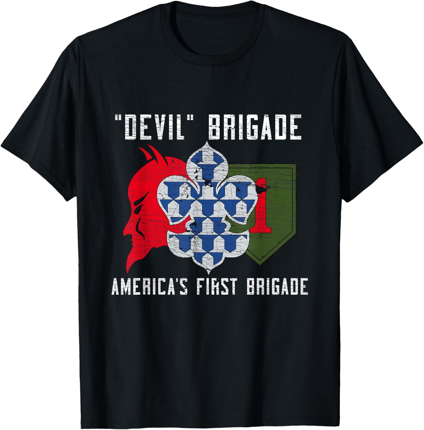 1st Armored Brigade Combat Team 1ABCT 1st Infantry Division T-Shirt - T-Shirt | Black