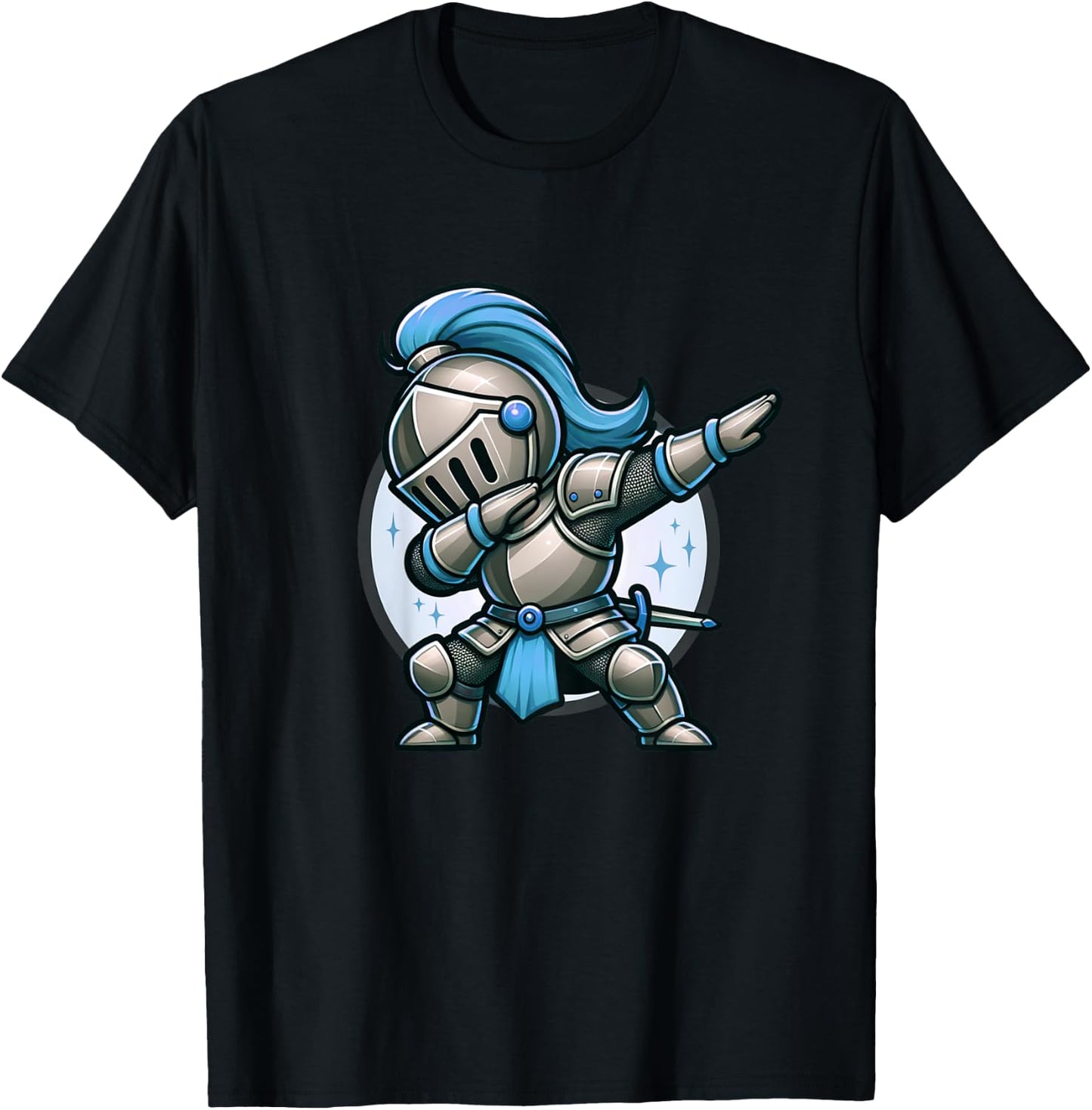 Ren Faire Dabbing Medieval Knight Funny Renaissance Faire T-Shirt - T-Shirt | Black