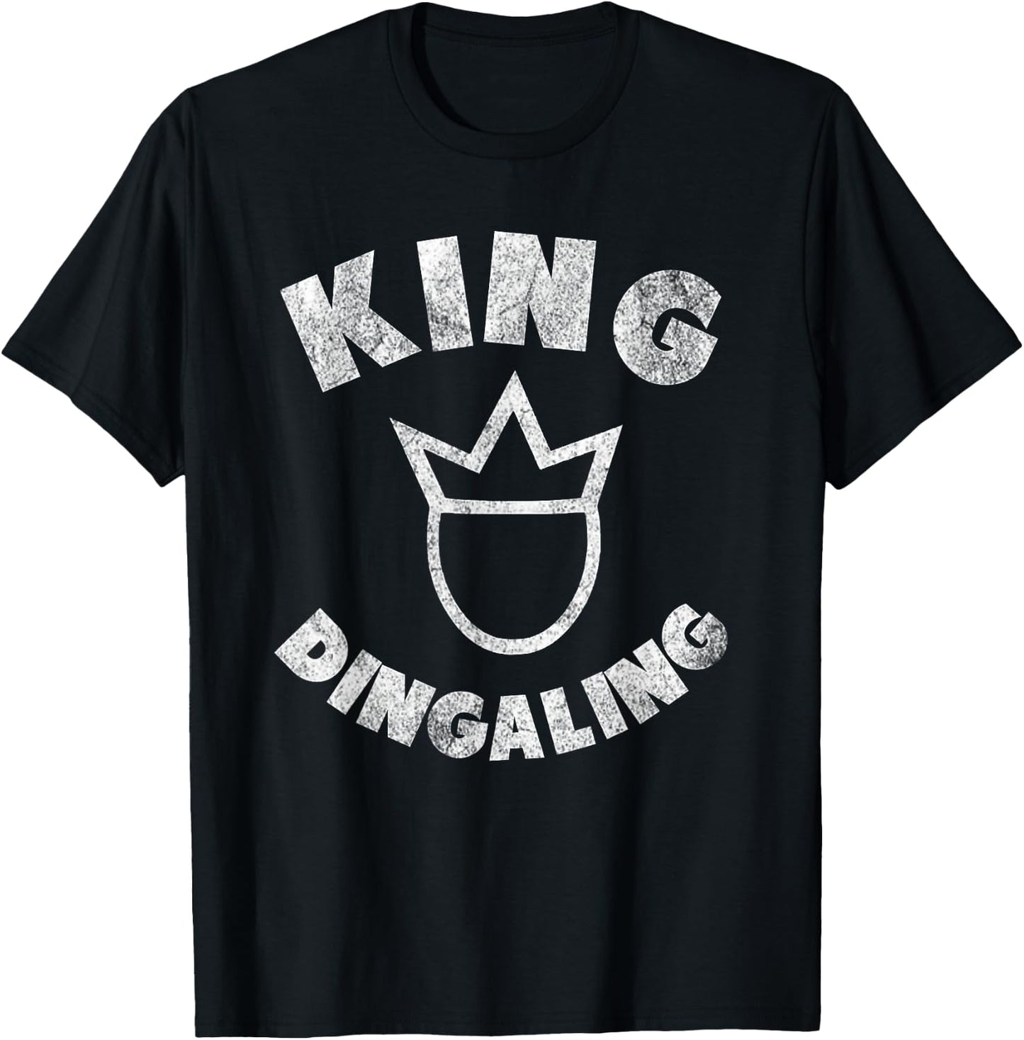 King Ding-a-ling funny adult humor T-Shirt - T-Shirt | Black