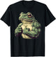 Muscular Frog Powerlifting Weightlifting Gym Workout T-Shirt - T-Shirt | Black