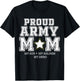 Proud Army Mom My Son, My Soldier, My Hero Veteran T T-Shirt - T-Shirt | Black