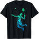 Badminton Shuttlecock Badminton Player Men Children Boys T-Shirt - T-Shirt | Black
