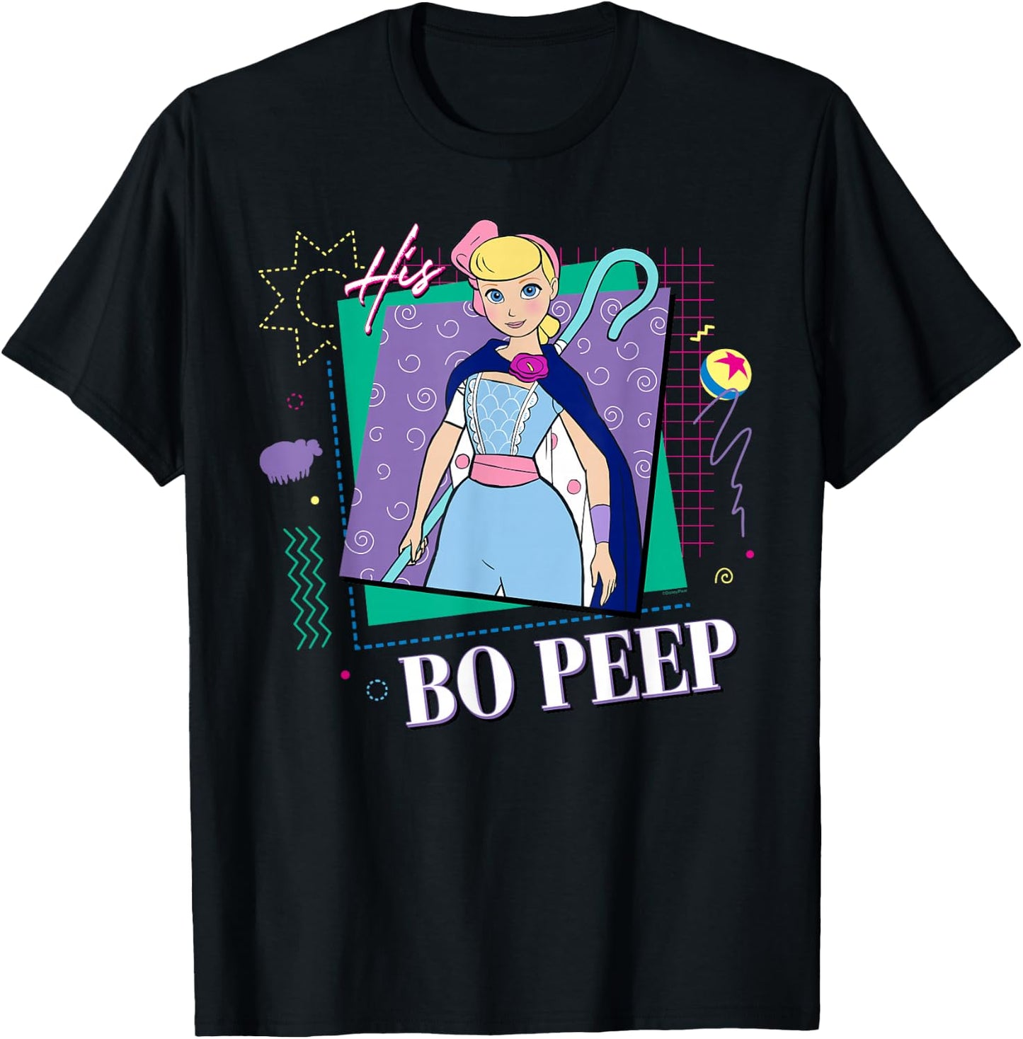 Disney and Pixar's Toy Story Couples Matching His Bo Peep T-Shirt - T-Shirt | Black