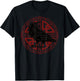 Crow Odin Raven Celtic Rune Viking T-Shirt - T-Shirt | Black