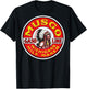 Back Print Only Retro Vintage Gas Station Musgo Gasoline Oil T-Shirt - T-Shirt | Black