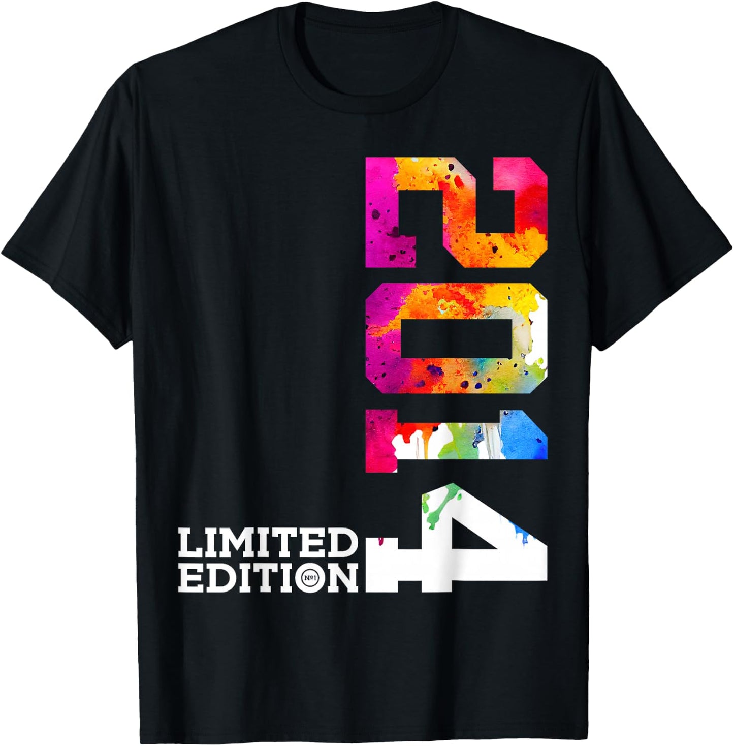 10 YEARS 10TH BIRTHDAY LIMITED EDITION 2014 , black T-Shirt - T-Shirt | Black