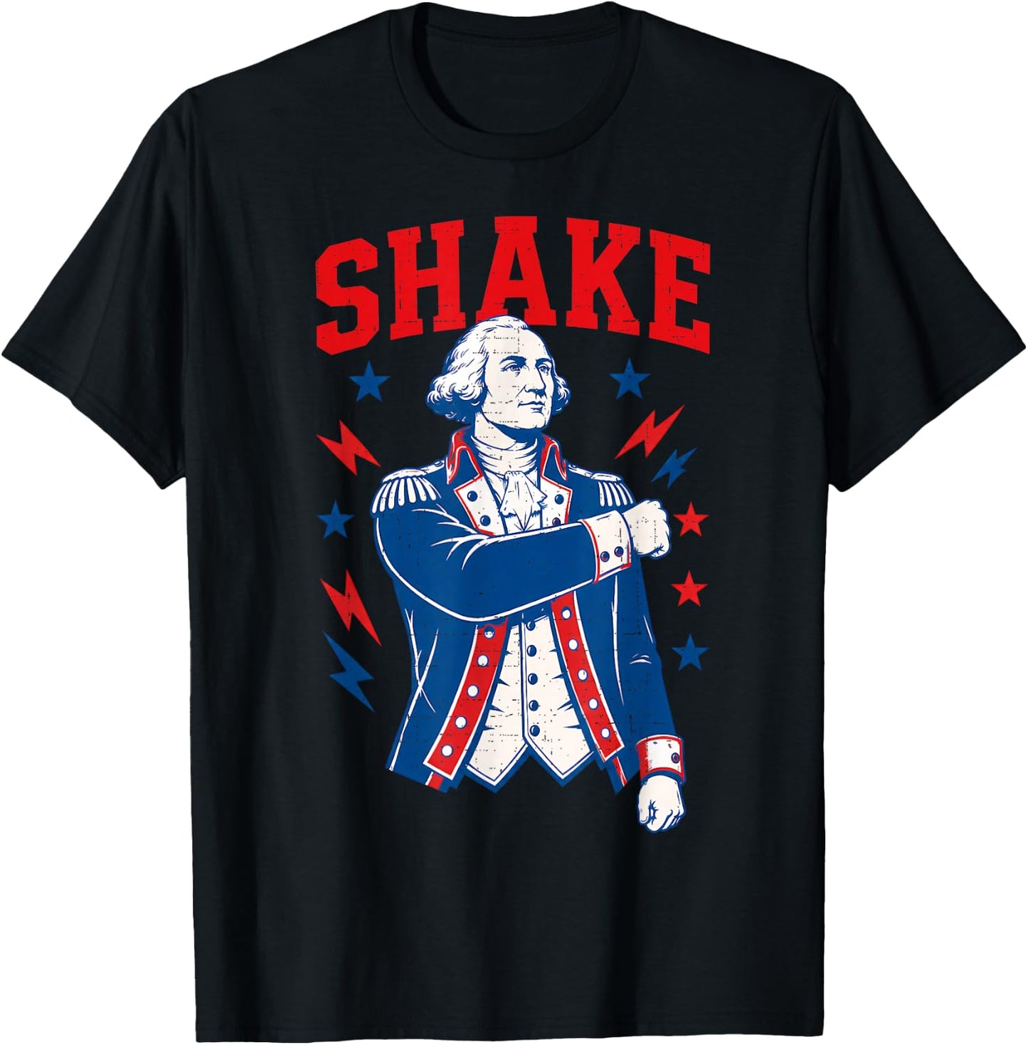 Funny Shake and Bake 4th of July Couple Matching T-Shirt - T-Shirt | Black
