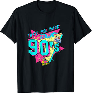 Bring Me Back to the 90s Made in the 90s 1990s Generation 90s , black T-Shirt - T-Shirt | Black