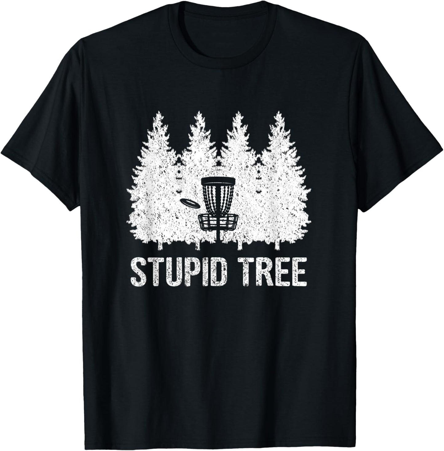 Stupid Tree Disc Golf T-Shirt - T-Shirt | Black